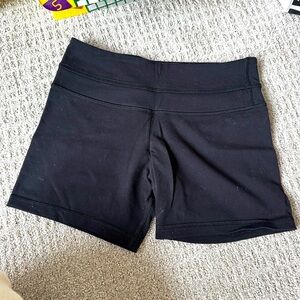lululemon athletica Black Bike Shorts